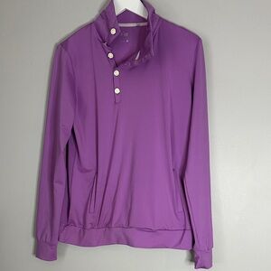 NIVO Sport Purple long Sleeve  Top size M
